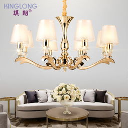 琪朗灯饰 融合艺术与实用的欧式水晶灯具